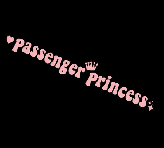 Passenger princess sticker