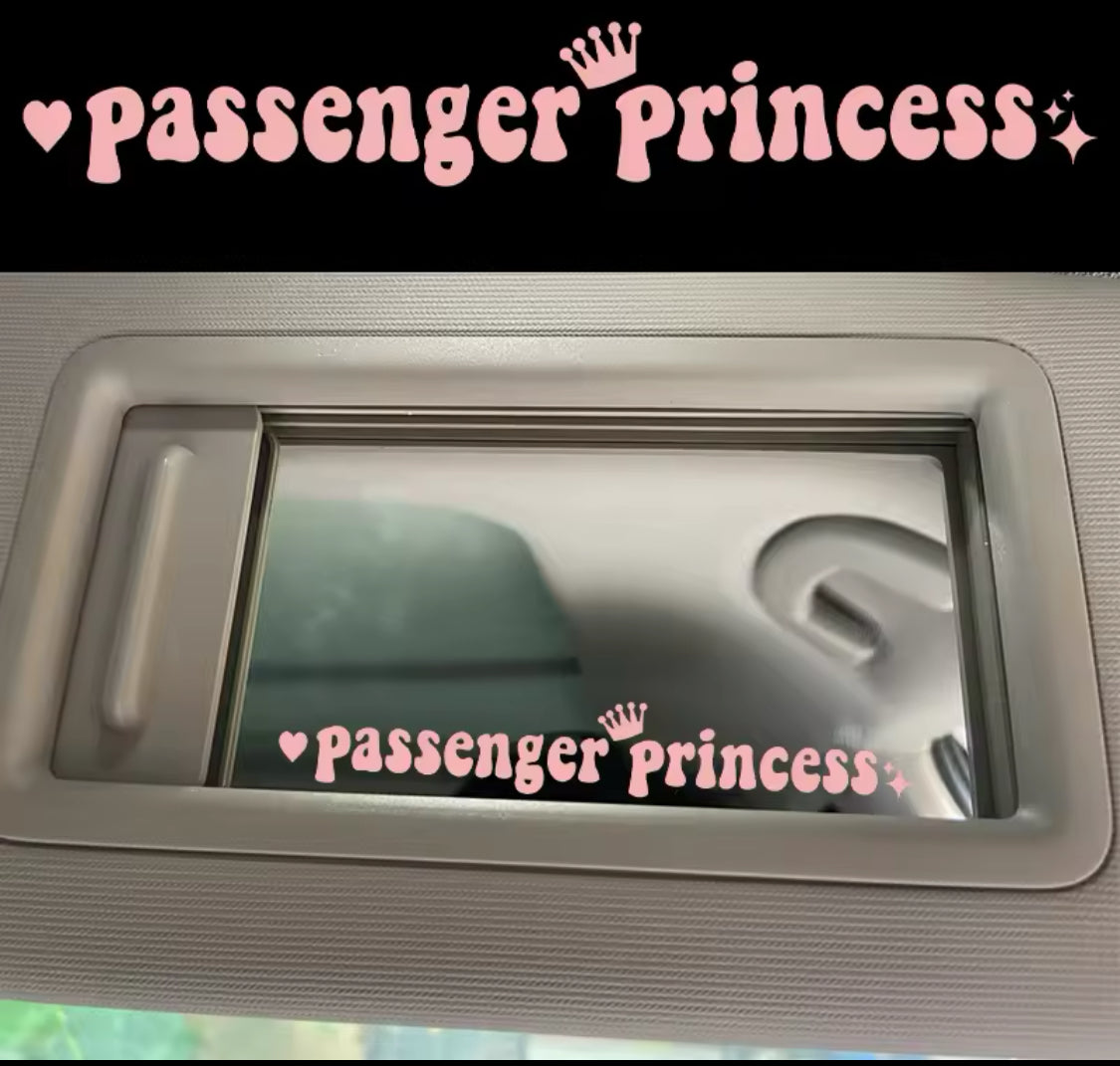 Passenger princess sticker